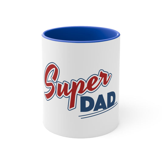 Super Dad Accent Mug (11 oz.)